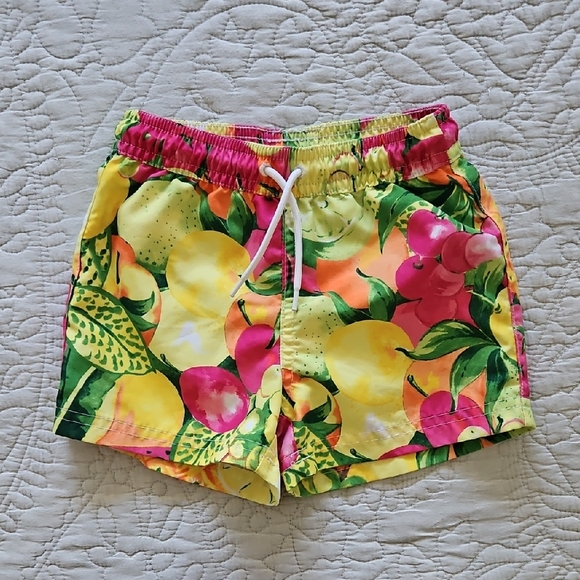 Janie and Jack Other - Janie And Jack Boys Tropical Fruit Swim Trunks Size 2T‎